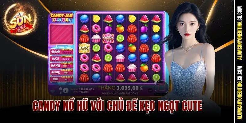 Candy Nổ Hũ Sunwin - Game Ngọt Như Kẹo, Jackpot Nổ Như Pháo 2 Candy nổ hũ với chủ đề kẹo ngọt cute